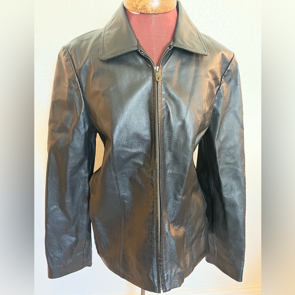 AMERICAN LEATHER 90s Jacket Sz LARGE